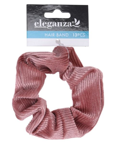 Eleganza Hår elastik Pink Velur