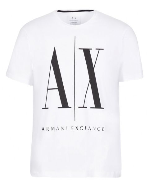 Armani Exchange Icon Period Man T-Shirt Vit XL