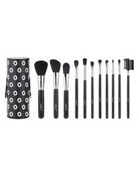Sibel Black Swan Make-up Brushes Med Etui Ref. P003067 Sibel Black Swan Make-up Brushes Med Etui Ref. P003067