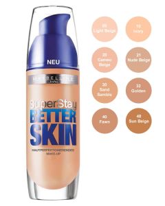 Maybelline SuperStay Better Skin, Flawless Finish Foundation - 30 Sand 30 ml