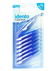 Idento Pocket Brush 8 x 0,8mm (Blå) 