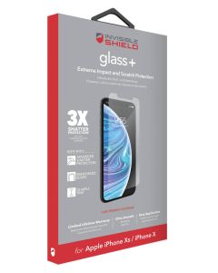 Invisible Shield Glass+ iPhone X/Xs Panserglas 