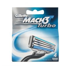 Gillette Mach3 Turbo - 4pak  