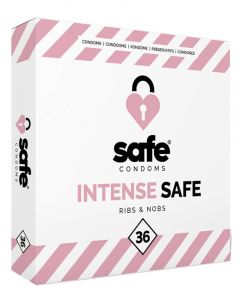 Safe Intense Safe Ribs & Nobs Condoms