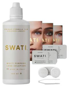 SWATI Cosmetics 1-month Lenses + Lens Case & Tweezer + Lens Fluid