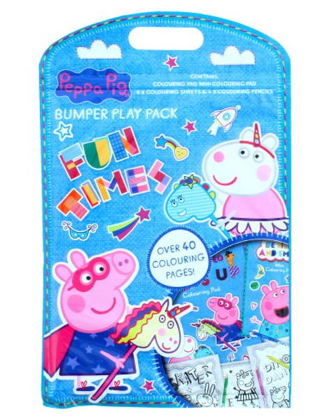 Peppa Pig Bumper Play Pack Coloring Book