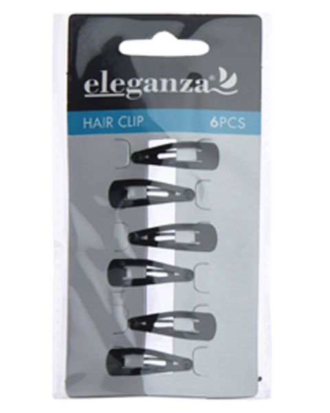 Eleganza Hair Clip Black 3cm