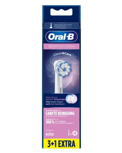 Oral B Sensitive Clean 4pcs Brush Heads