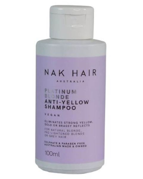 NAK Platinum Blonde Anti-Yellow Shampoo Vegan