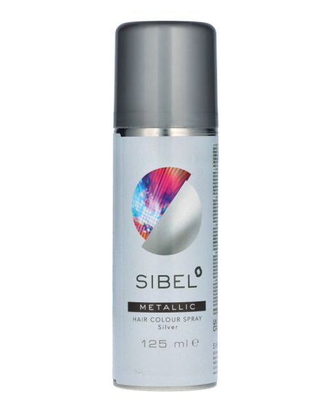 Sibel Metallic Hair Colour Spray Silver
