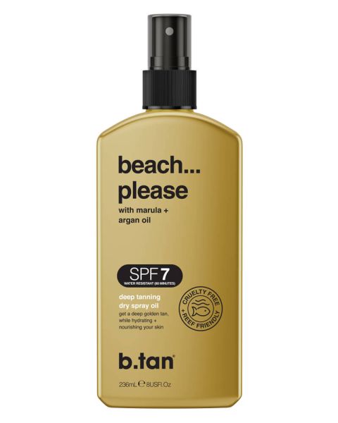 b.tan Beach...Please Dry Spray Oil SPF 7