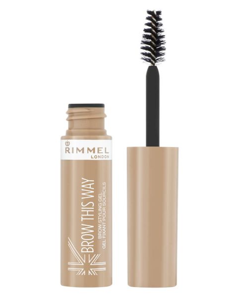 Rimmel Brow This Way Styling Gel With Argan Oil 001 Blonde