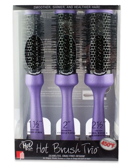 Hot Brush Trio Kit Purple (U)