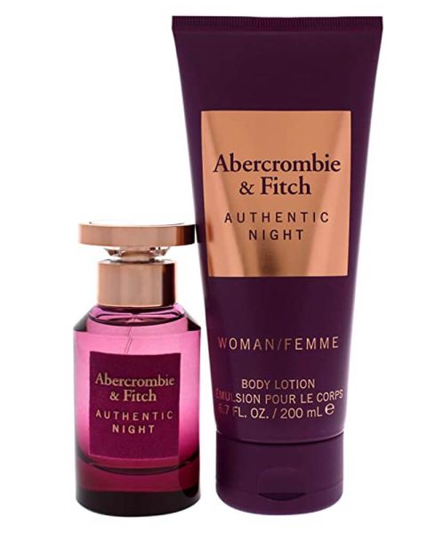 Abercrombie & Fitch Authentic Night Woman Gift Set EDP