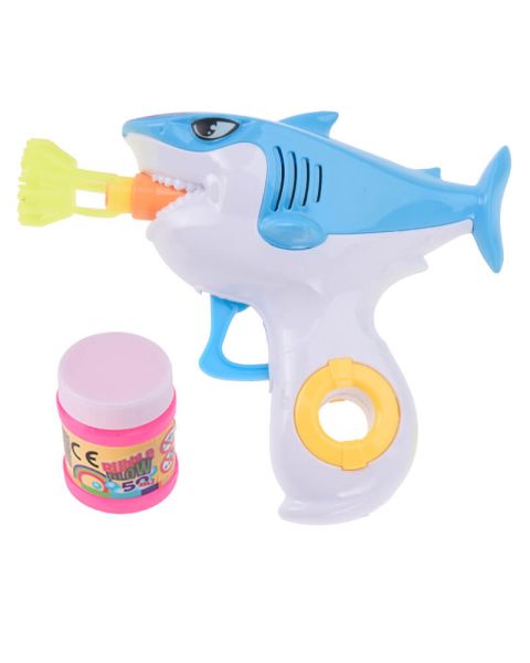 Fun & Games Bubble Blow Gun Shark Blue