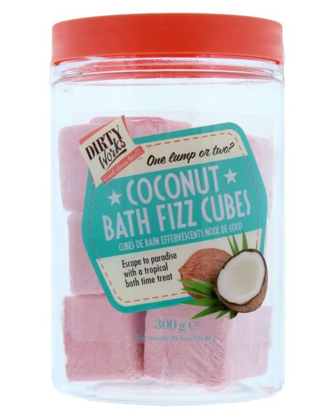 Dirty Works Coconut Bath Fizz Cubes