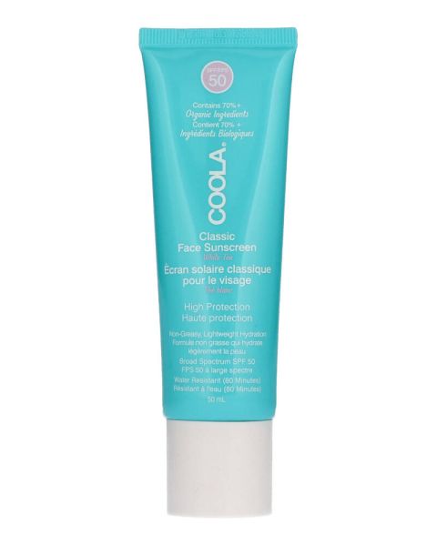 COOLA Classic Face Sunscreen White Tea SPF 50