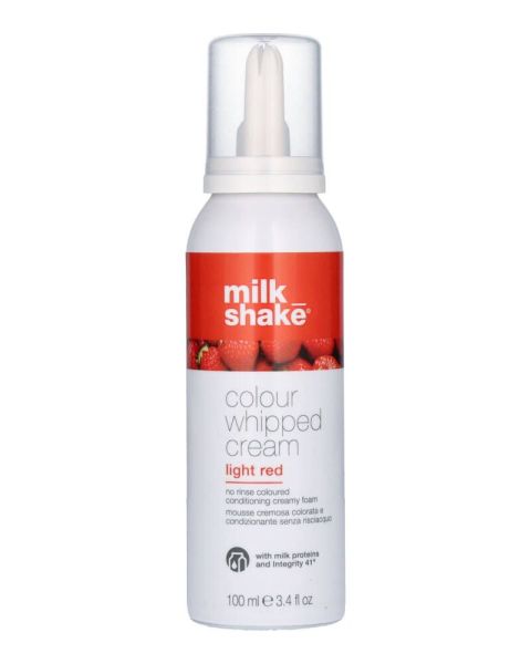 Milk Shake Colour Whipped Cream Light Red