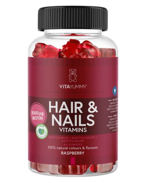 Vitayummy Hair & Nails Vitamins Raspberry