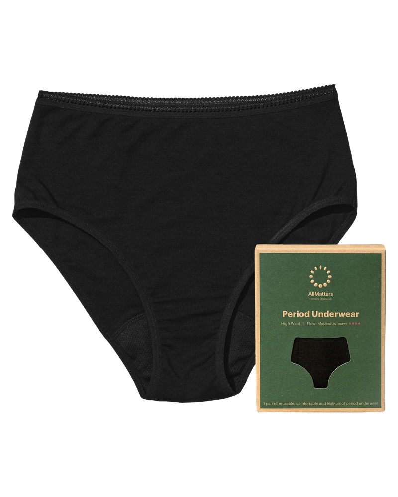 AllMatters Period Underwear High Waist Size Extra Large 1 stk.