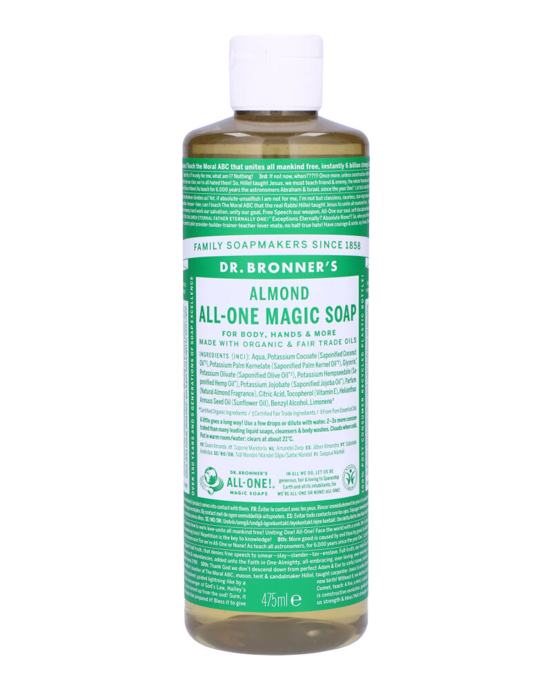 Alternativ bild 0 för Dr. Bronner's Liquid Soaps Almond 475 ml