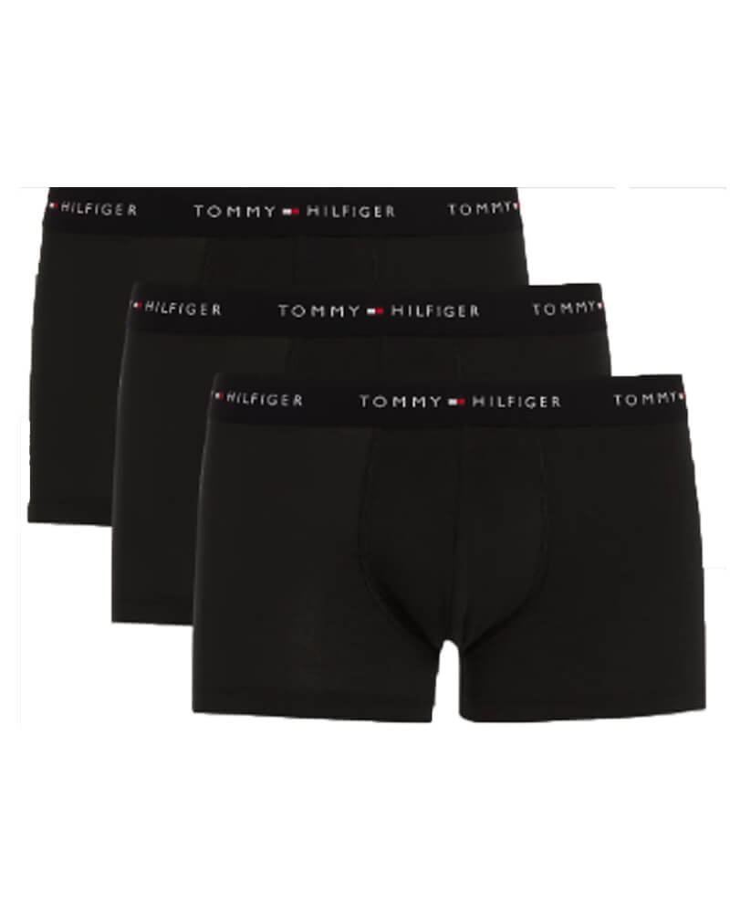 Tommy Hilfiger Everyday Essentials Trunks 3-Pack Black Str. XL 3 stk.