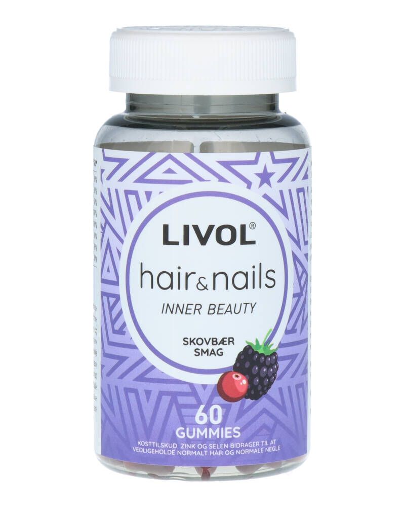 Livol Hair & Nails Inner Beauty Skogsbär Gummies   60 stk.