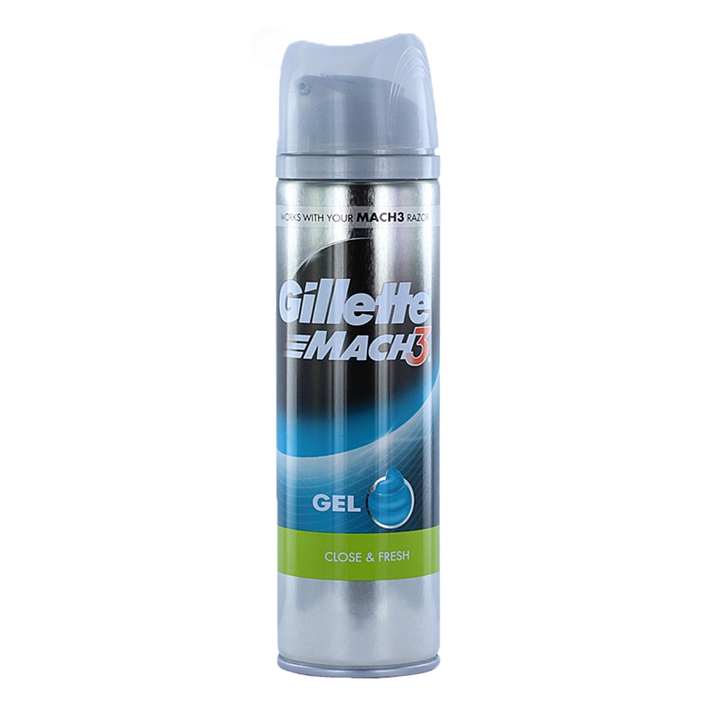 Gillette Mach 3 Gel - Close And Fresh 200 ml
