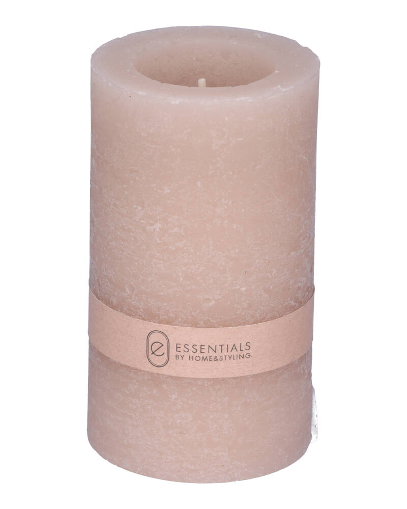 Excellent Houseware Pillar Candle Pink 235 g