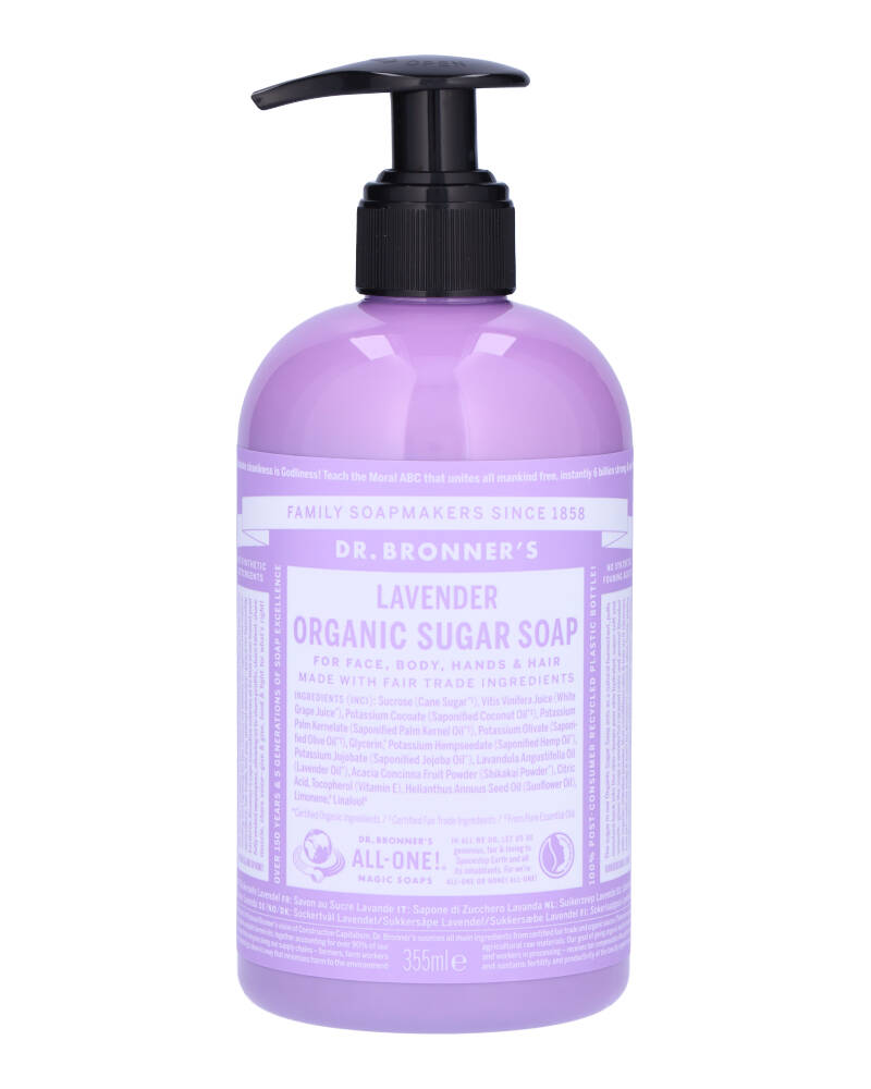 Alternativ bild 0 för Dr. Bronner's Shikakai Soap Lavender 355 ml