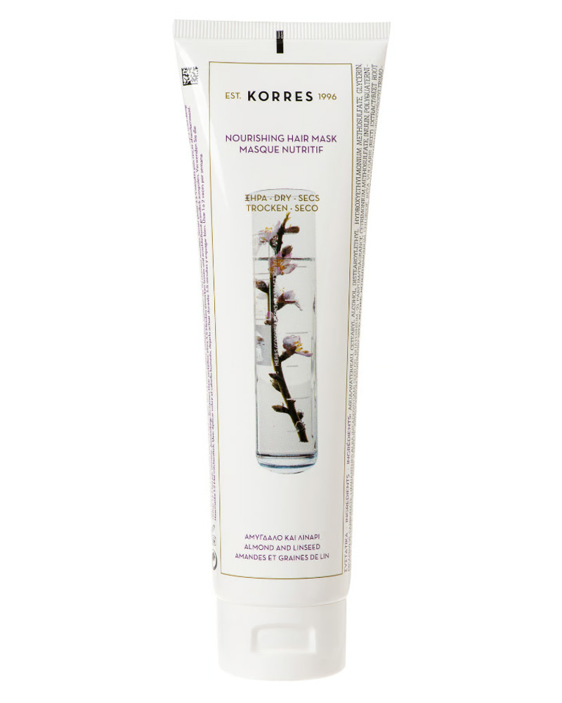 KORRES Almond Oil + Linseed Hair Mask For Dry / Damaged Hair 125 ml