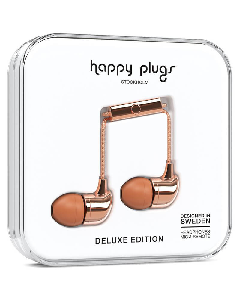 Happy Plugs deluxe edition - Rosegold